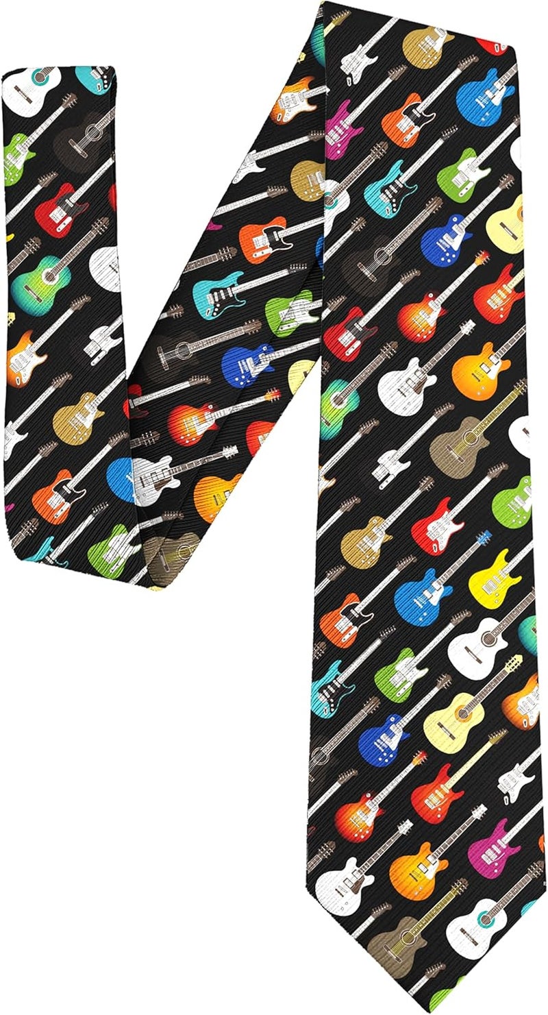 Guhothli Mens Funny Neckties Fashion Neck Ties Formal Party Novetly Tie for Men - Image 3